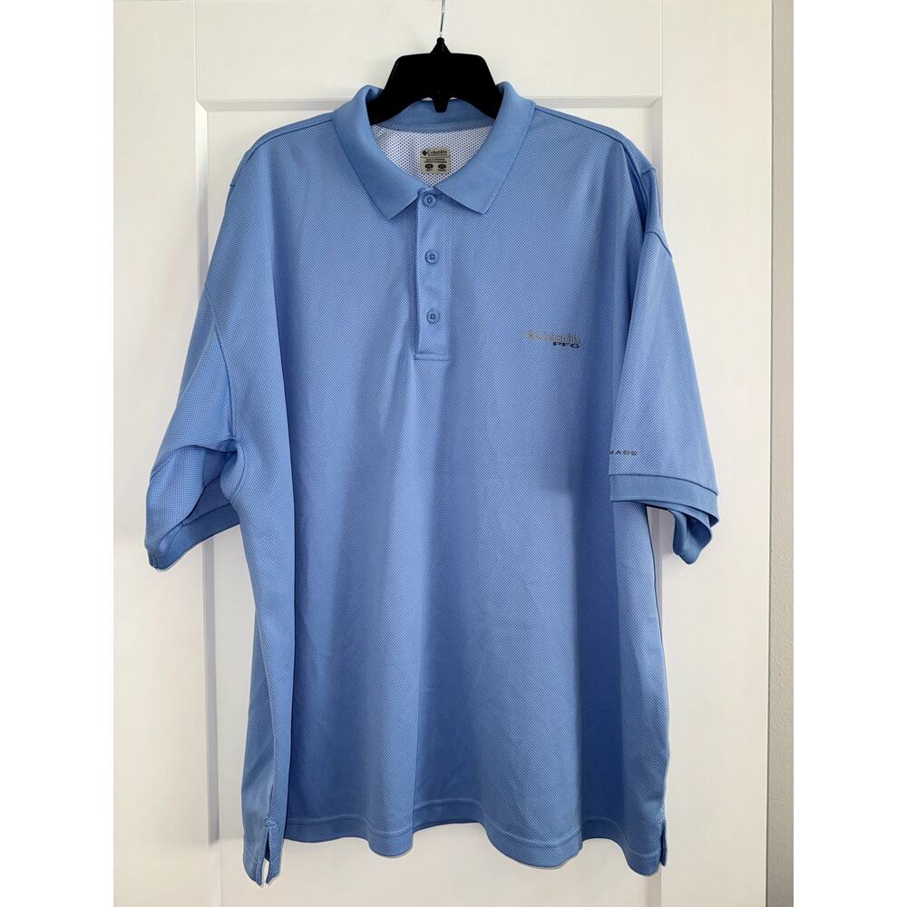 Columbia PFG Omni-Shade Polo Short Sleeve Vented in Back Men’s XXL